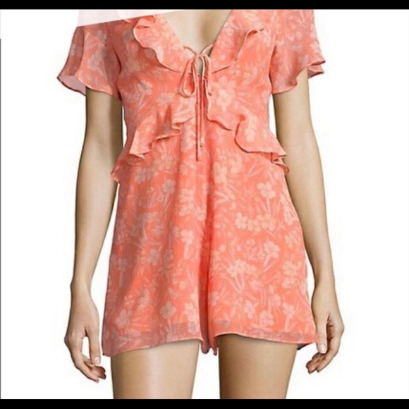 Women’s Highline collective ruffle romper sz L - Picture 3 of 16